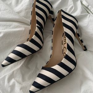 Sam Edelman Black and White Pumps